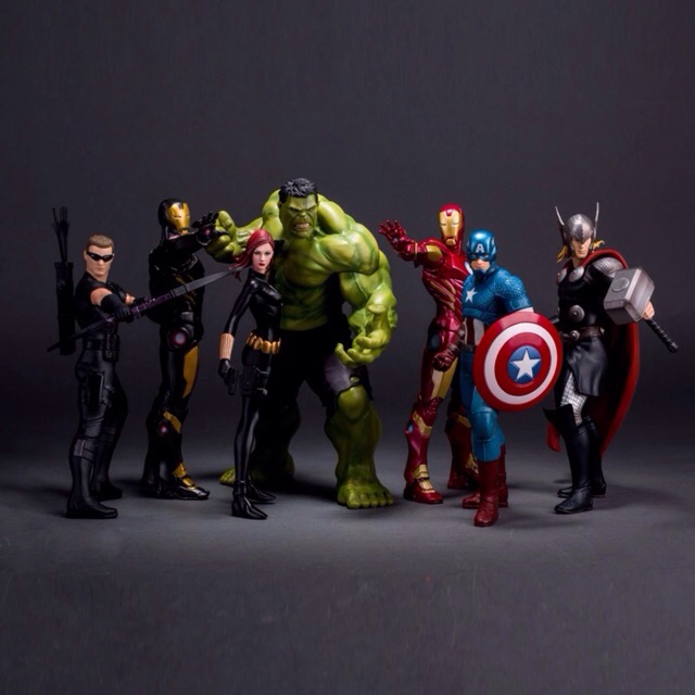 Action Figure Crazy Toys Avengers Hulk IRONMAN THOR Captain Amerika Black Widow Hawkeye