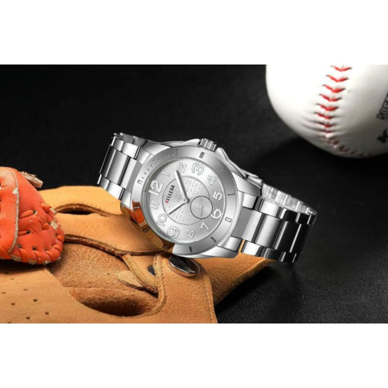 JAM TANGAN PRIA BELLEDA 9238 STAINLESS STEEL ORIGINAL