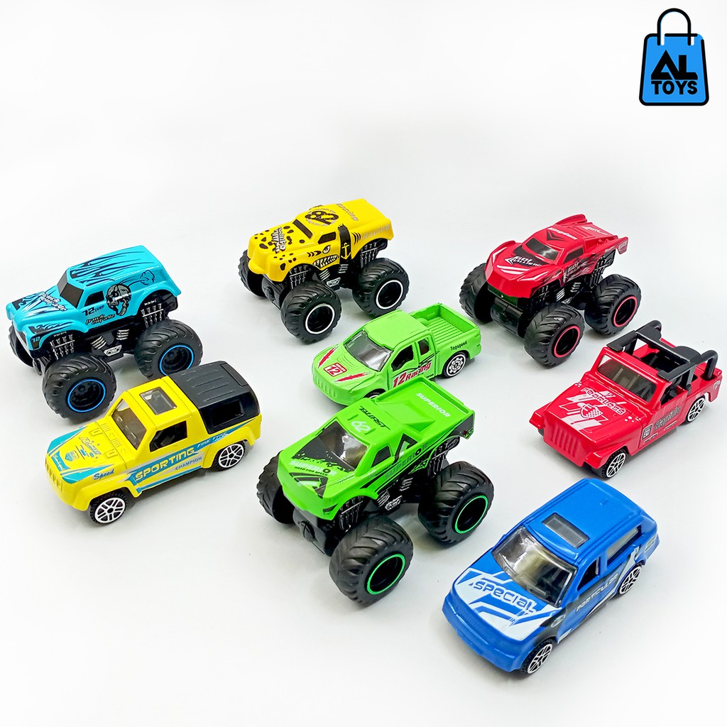 Mainan Diecast Metal Alloy Jeep Diecast Jeep Monster Truck