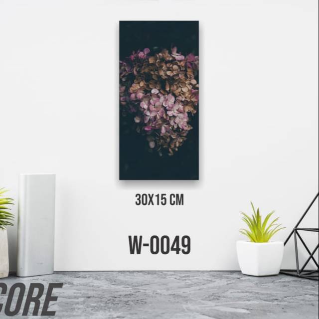 WALLDECOR HIASAN DINDING MOTIF BUNGA