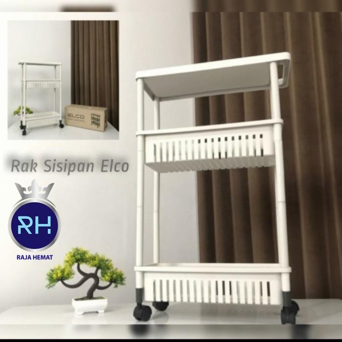 Rakku Rak Sepatu Baju Buku Plastik Serbaguna / Rak Sisipan Elco 3 Susun