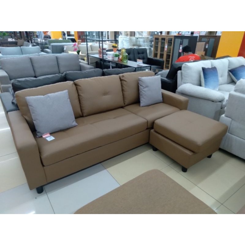 Sofa Corner selma berwick cokelat brown sofa L sofa sudut sofa tamu kursi sofa ruang tamu kursi ruan