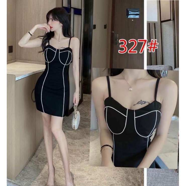 dres sexy 327 /dres mini / dres party /baju wanita