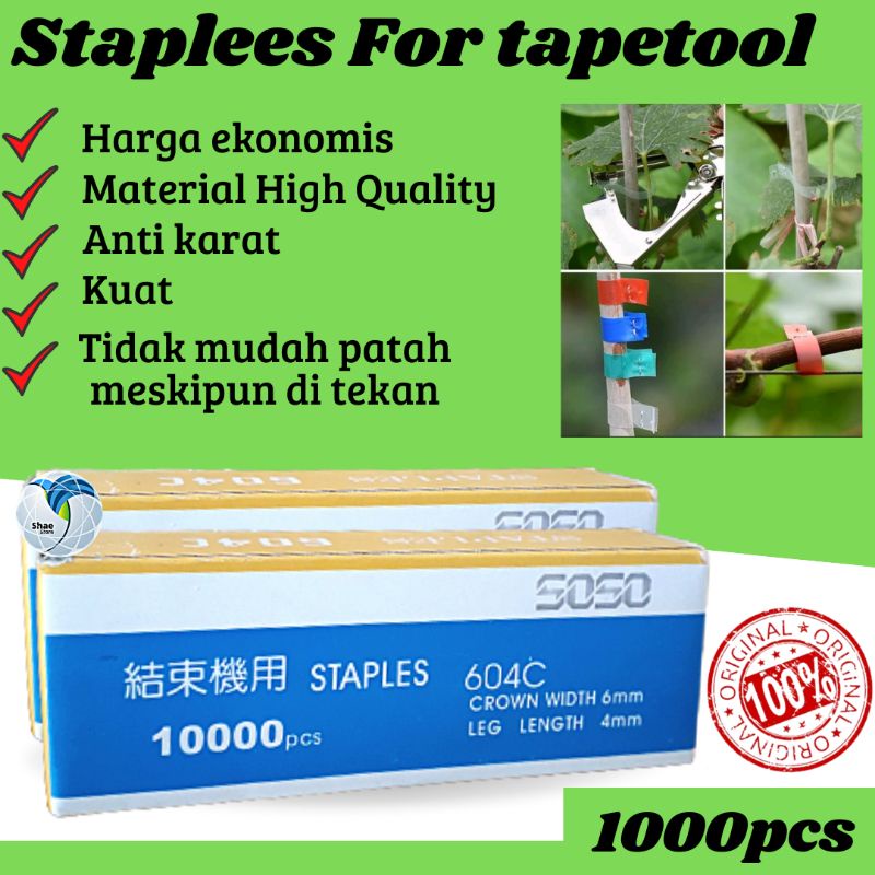 Staples tapetool refill stapless tape tool 10000 pcs peluru tapetool