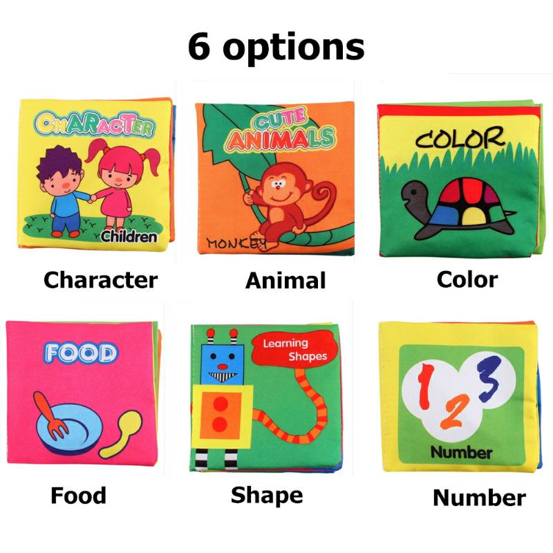 Mainan Buku Bantal Kain Anak Bayi-1