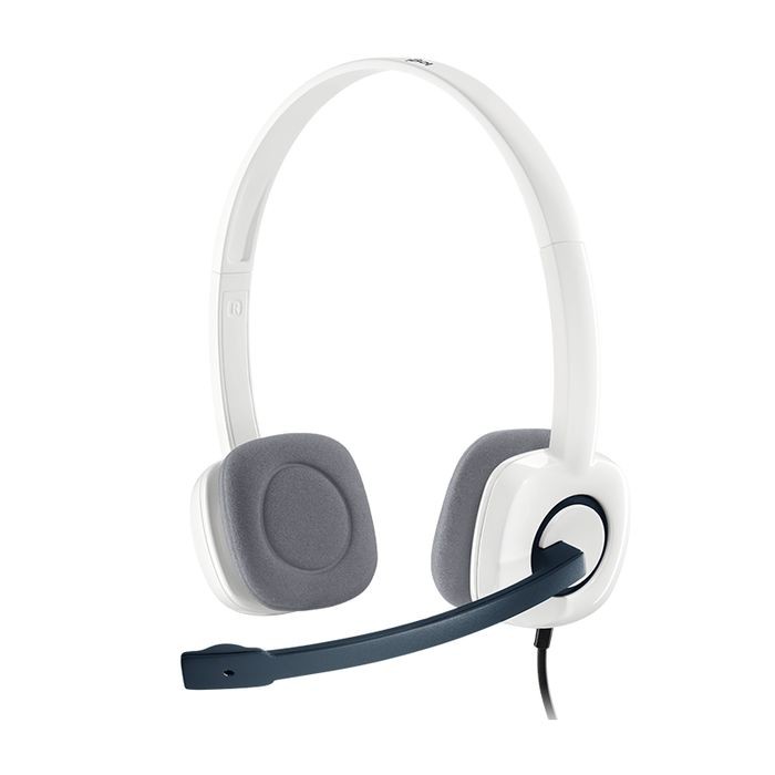 Headset Logitech H150 H-150 Stereo komputer dual plug dengan in-line