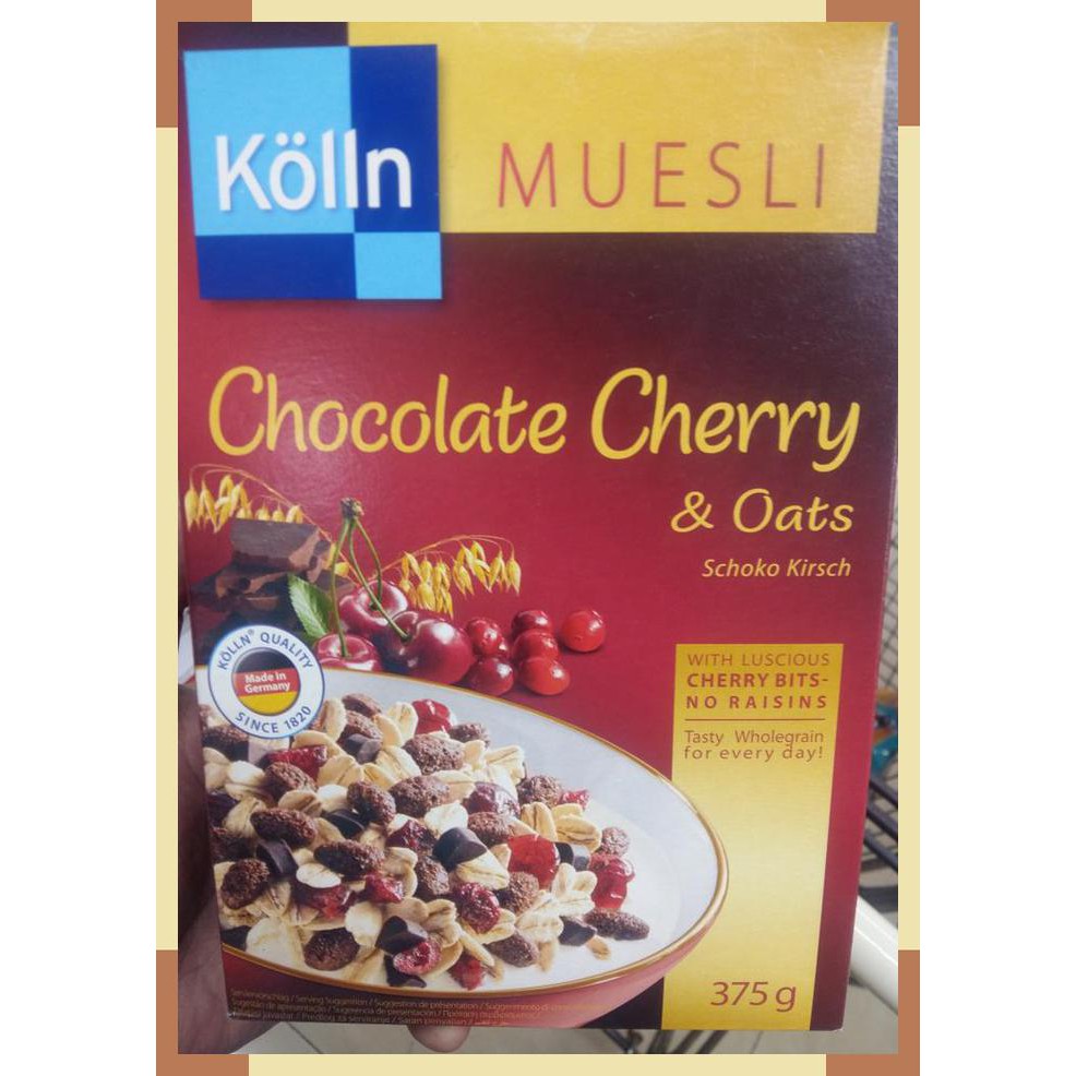

Kolln | muesli | chocolate | cherry | oats | 375 g | produk of Germany