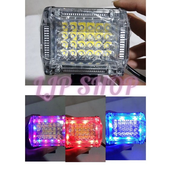 Lampu tembak Cree CWL 24 led PLUS 3 SENJA Flash