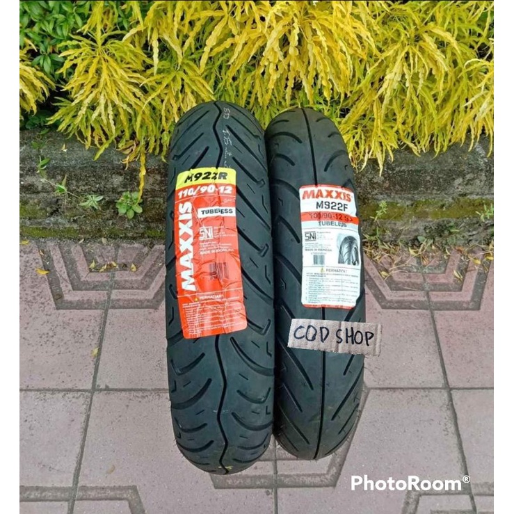 PROMO BAN MAXXIS SEPASANG RING 12 100/90 110/90 TUBLES