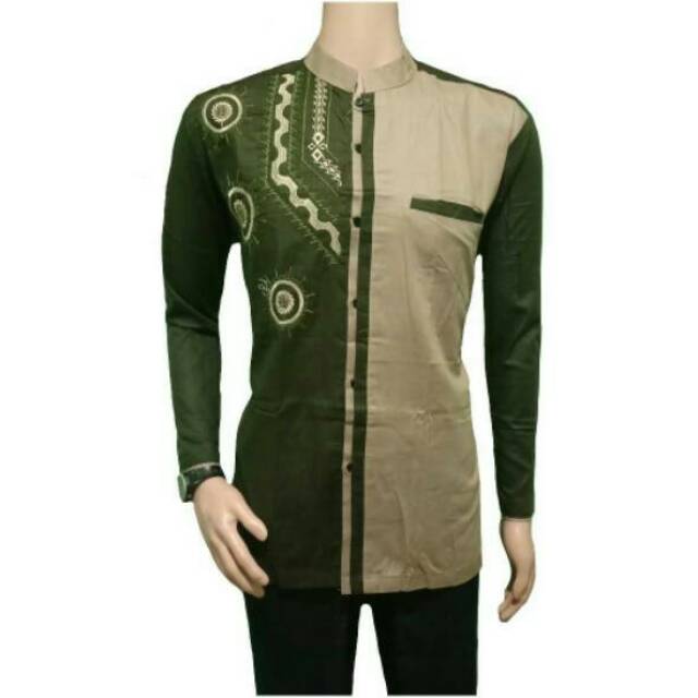 Baju Koko Batik Lengan Panjang Pekalongan