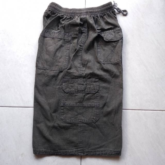 Celana Pendek Kolor Cargo Levis BIG SIZE JUMBO polos Casual Gaya Polo Ufc Nyaman Buat Santai