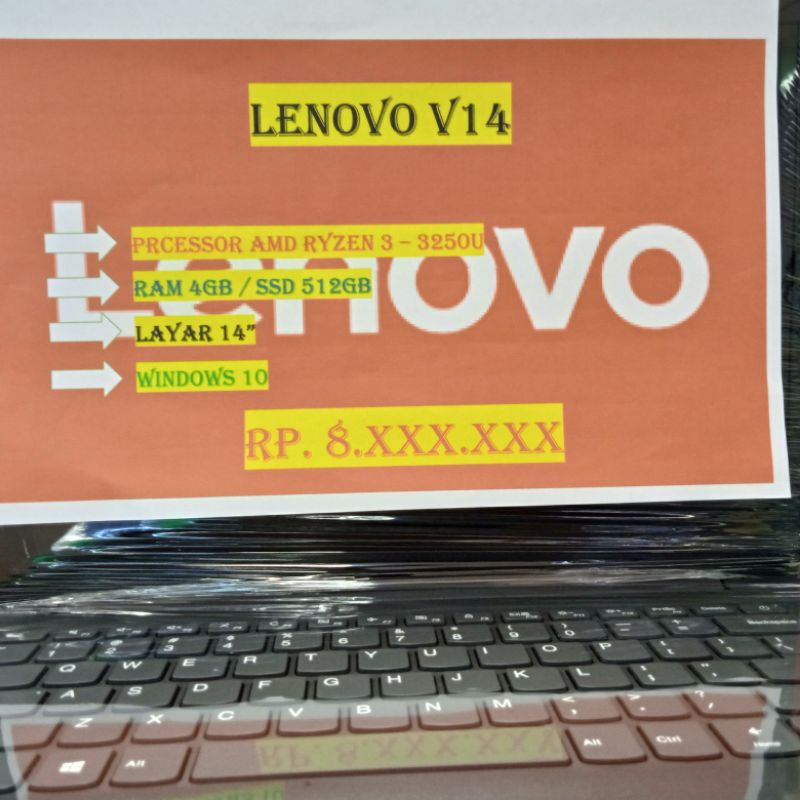 LENOVO V14 RYZEN 3 3250U 4GB SSD 512GB
