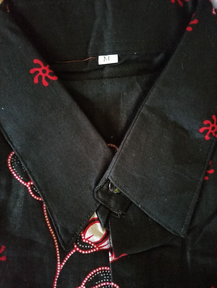 Batik Couple Keluarga Sania Ruffle Ori Ndoro Jowi Dnt Motif Sakura Merah Termurah