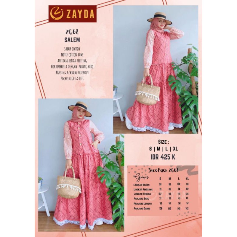 Gamis Zayda ZG68 salem