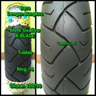  Ban  motor  matic  tubles ring  14  Swallow X BLADE ukuran 100 