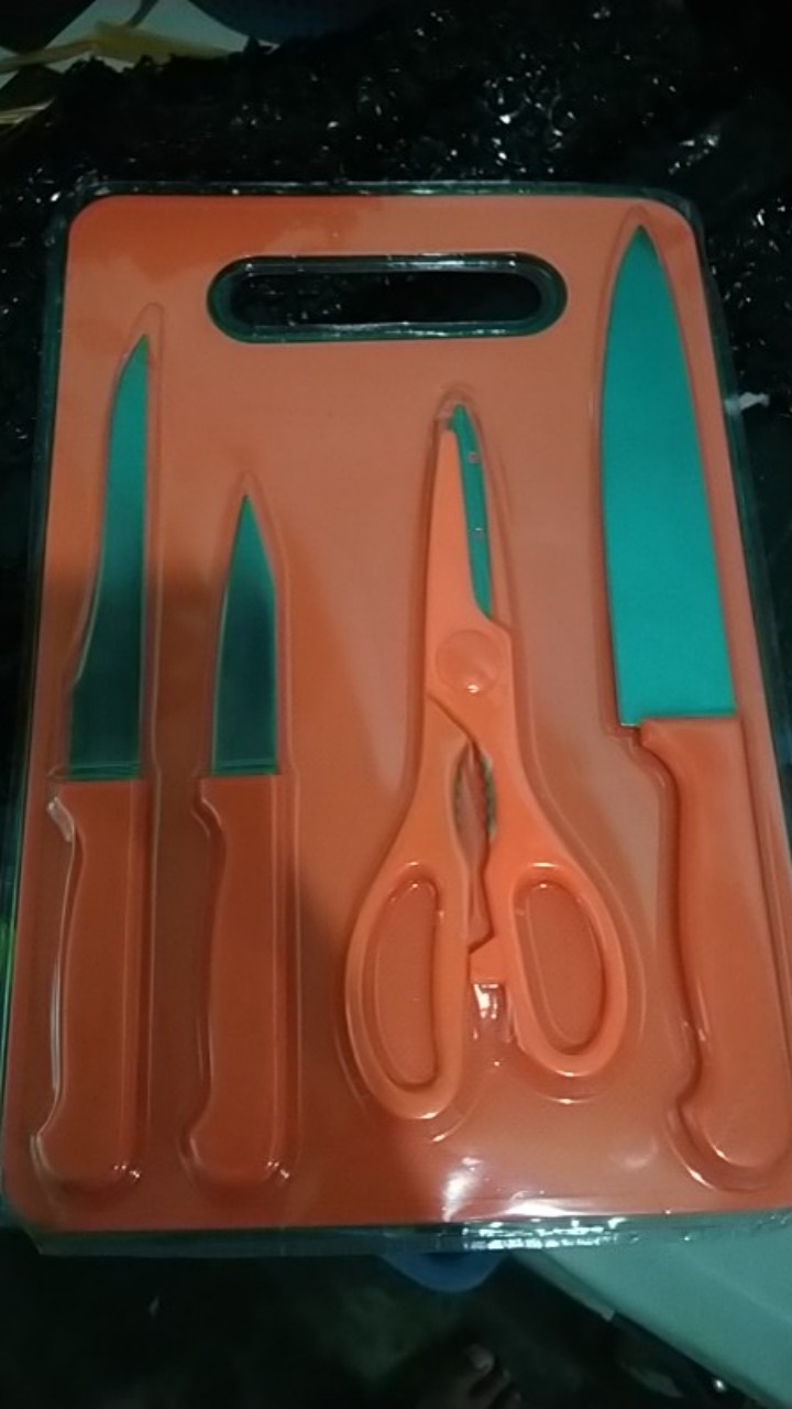 Pisau Dapur Set 5 In 1 Peralatan Dapur Dan Peralatan Memasak Set