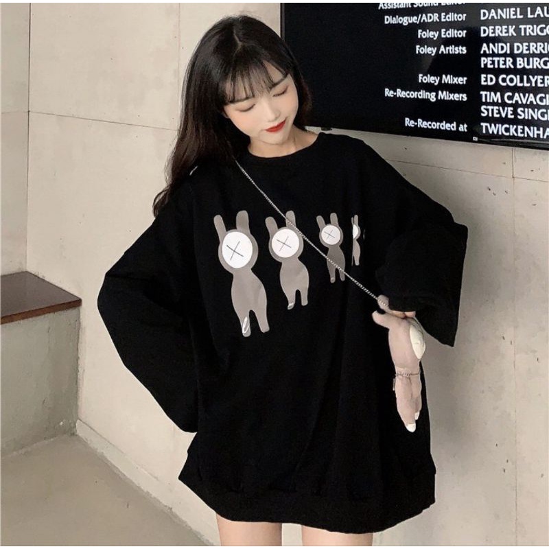 METHOD SQUID OBLONG SWEATER WANITA KOREAN | SWEATER MURAH | CREWNECK KEKINIAN