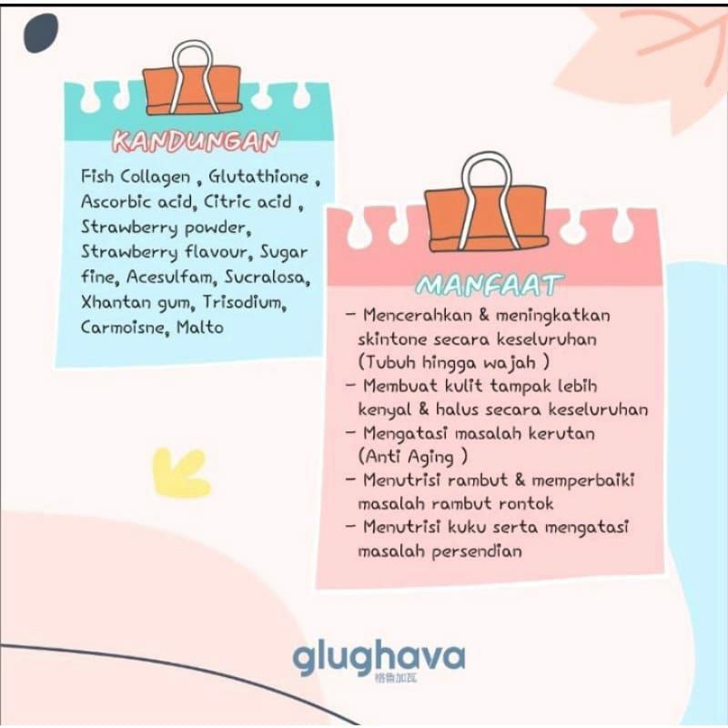 GLUGHAVA COLLAGEN JUICE / GLUGHAVA COLLAGEN / GLUGHAVA MINUMAN JUICE / COLLAGEN GLUGHAVA / COLLAGEN JUICE