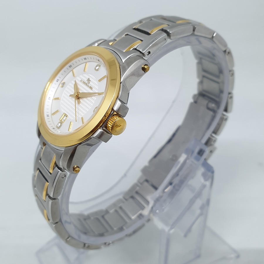 Raymond Daniel RD229D Kombinasi Silver Gold,Jam Tangan Wanita,Original