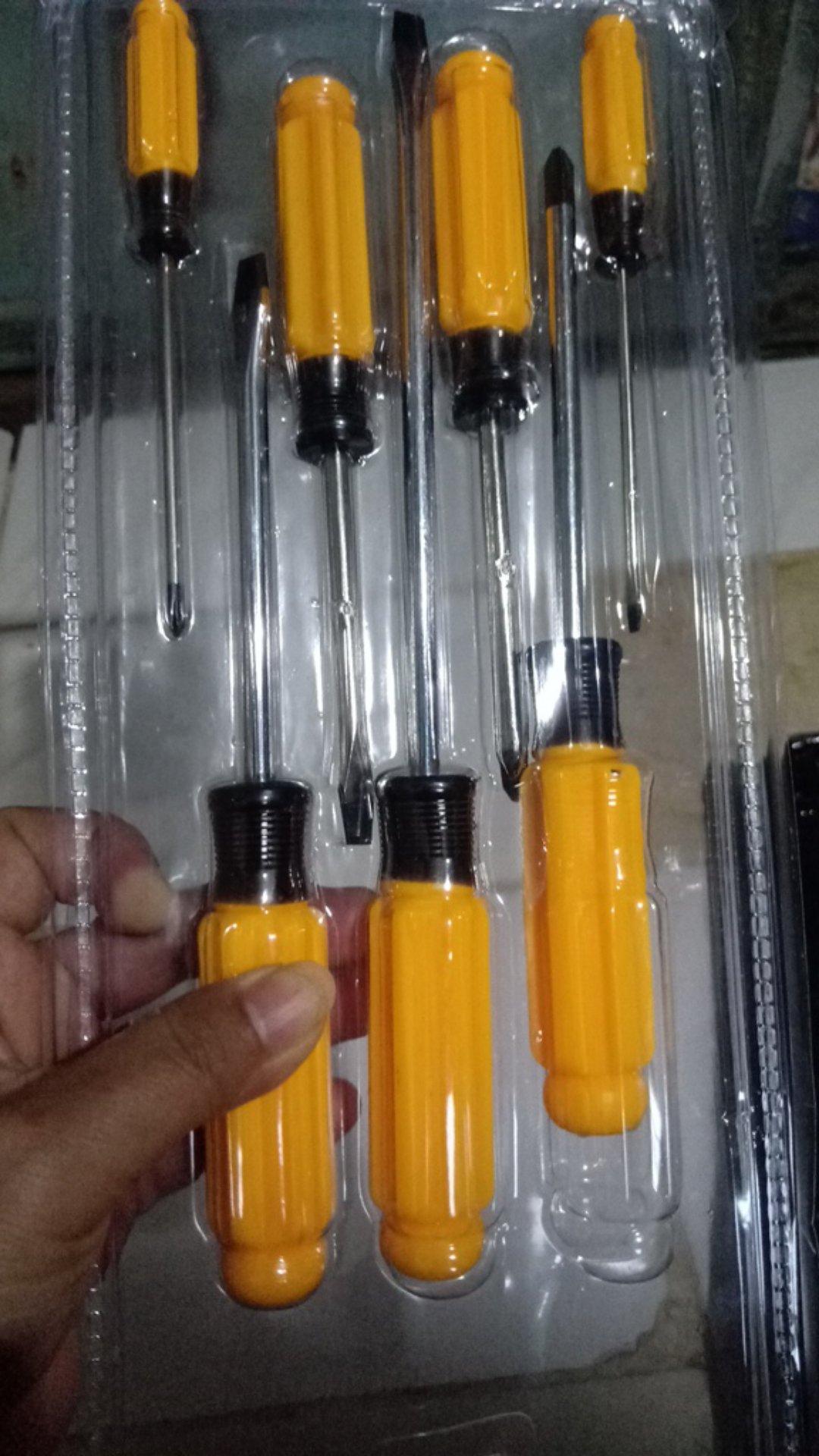 Obeng Set Fatick 7pcs Kepala Magnet / Screwdriver Set 7 Pcs 0551