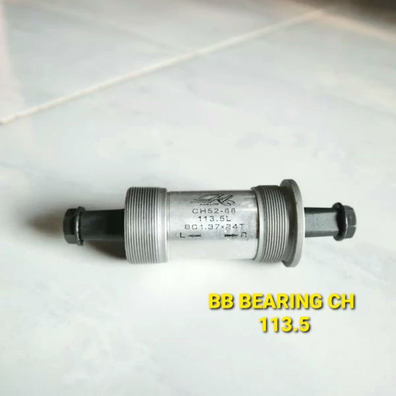 BB KOTAK SEPEDA UKURAN 113.5 BEARING CH ALLOY AS BB IMPORT TERLARIS BEST SELLER