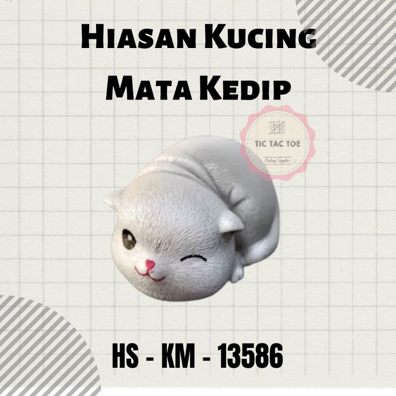 Hiasan Cake Topper Kucing