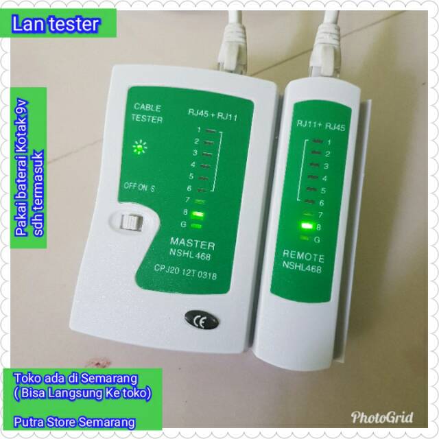 Lan tester Alat Untuk mengetes Kabel Lan