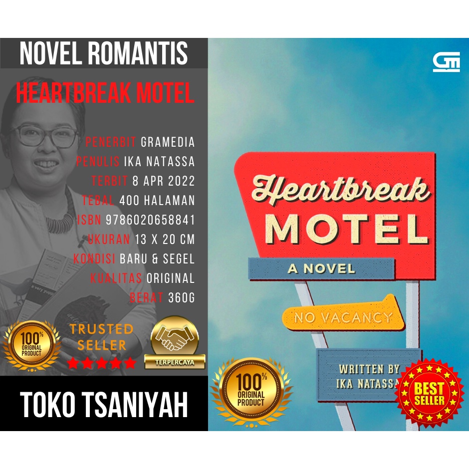 Buku Novel Ika Natassa Heartbreak Motel Novel Romance Novel Romantis Novel Romansa Novel Cinta Novel