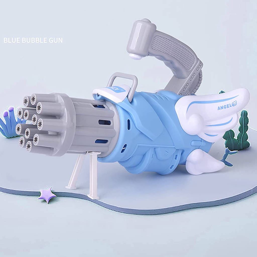 MACHINE GUN BUBLE GATLING GUN ATAU ELECTRICK GUN ,BUBLE GUN GELEMBUNG