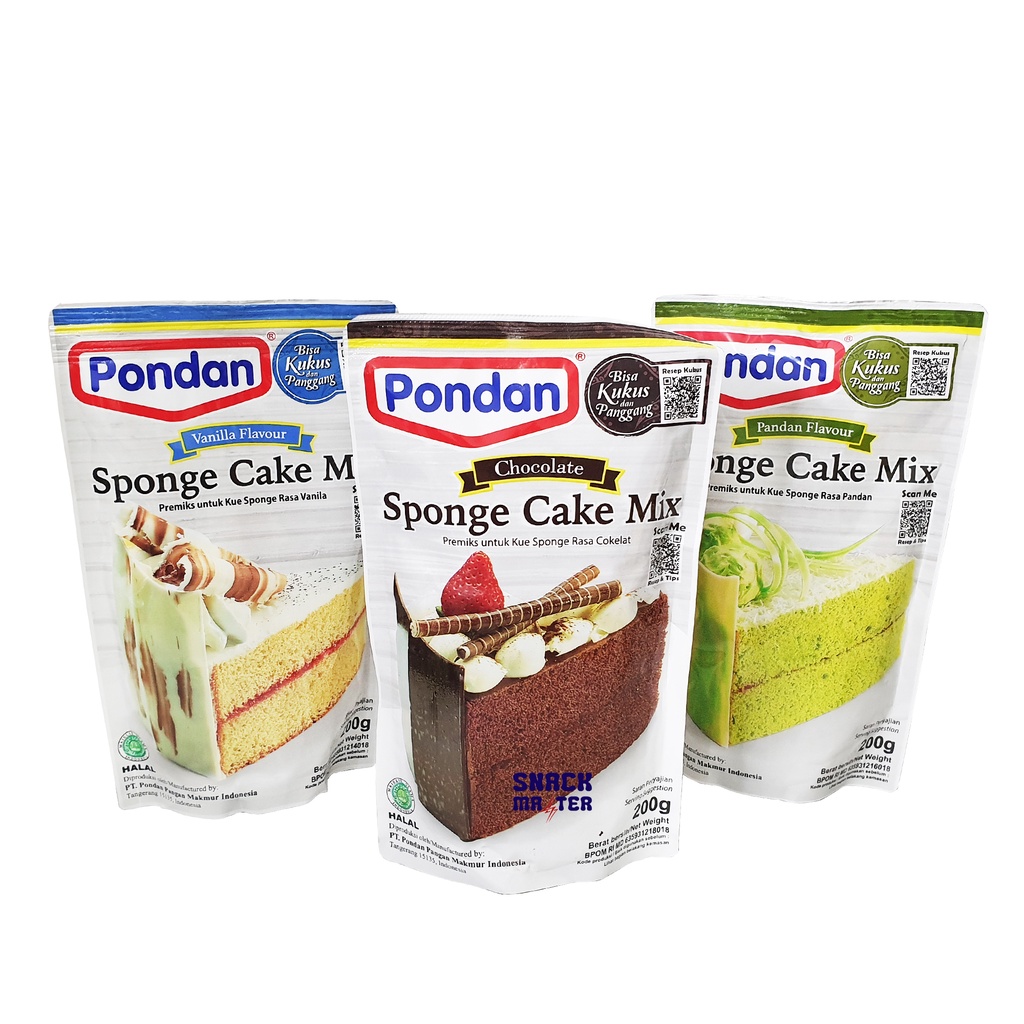 

Pondan Sponge Cake - Netto 200gr