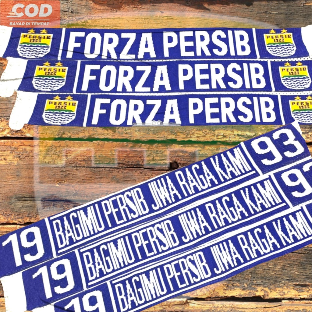 TERBARU syal persib besar tebal slayer scraf maung bandung forza persib