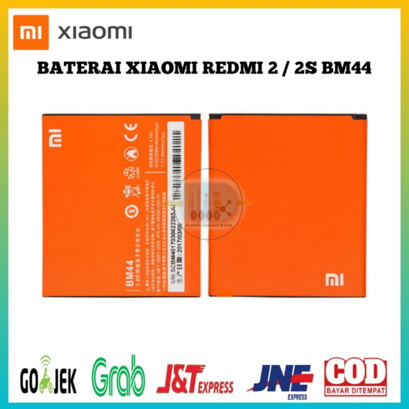 Baterai Batre Xiaomi Redmi 2 / Redmi 2s BM44