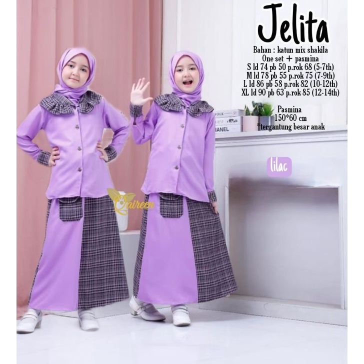 Jelita set kids by Qaireen