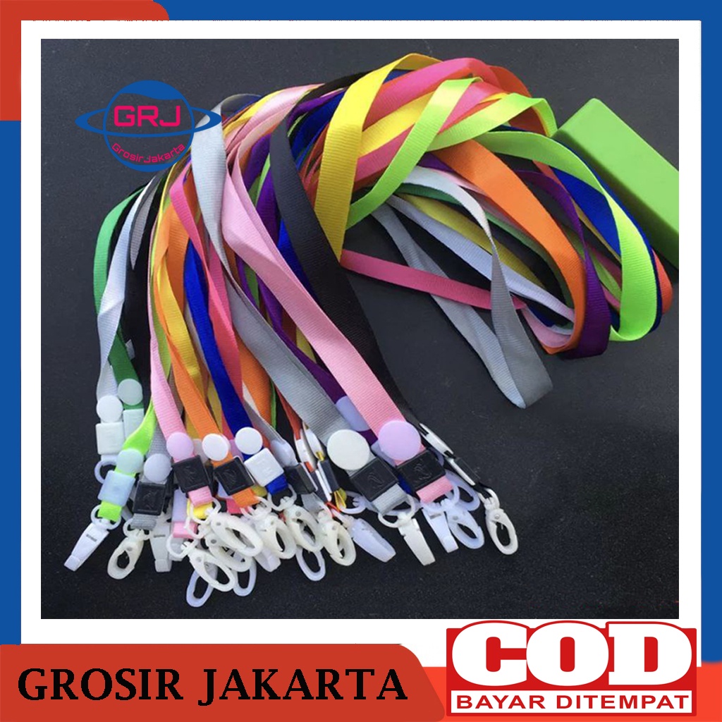 

TALI ID CARD/GANTUNGAN ID CARD 1 CM UJUNG OVAL