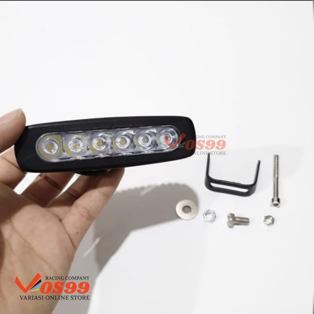 LAMPU TEMBAK SOROT LED BAR CREE CWL 6 MATA MINI - FLASH 4301 UNIVERSAL