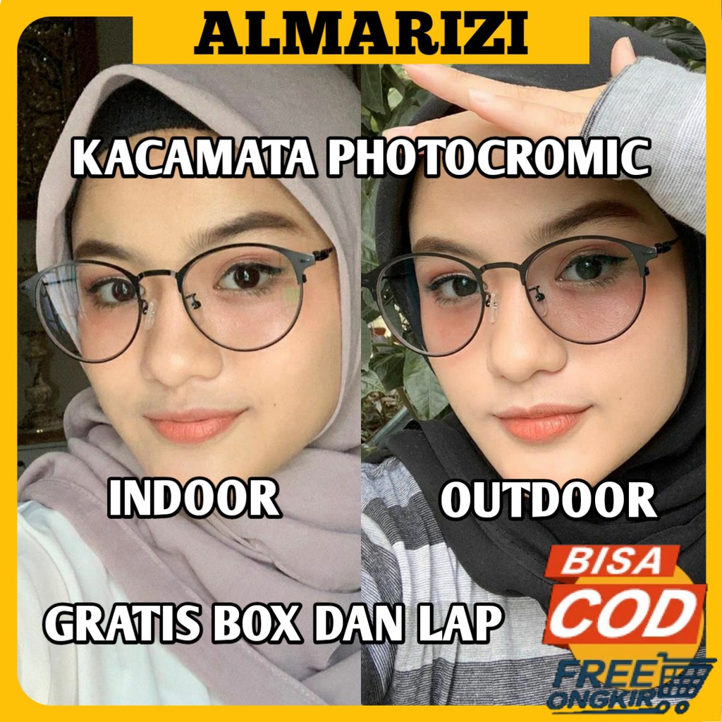 FRAME KACAMATA PHOTOCROMIC KOREA WANITA/PRIA UNISEX