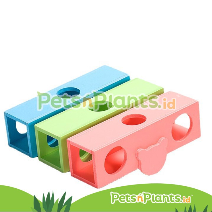 Mainan Kandang Hamster Terowongan Jungkat Jungkit Kayu Ecoboard Import