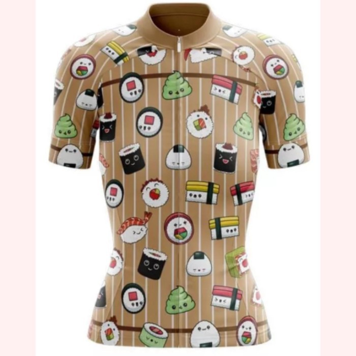 Japanese Sushi Jersey baju Sepeda Road bike Wanita