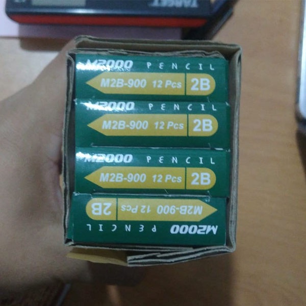 Pensil 2B M2000 / Pensil Ujian / Pensil 2B / Pensil Komputer / Pensil Eceran / Pensil UAS / TM-51-1