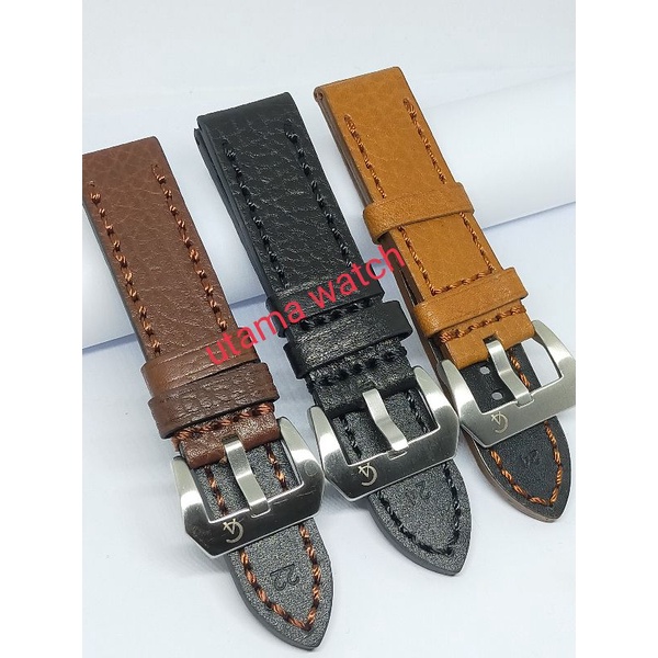 Tali Jam Tangan Kulit Exp &amp; Alexandr Christie Corak 22mm 24mm Setrap tali jam tangan  free penting