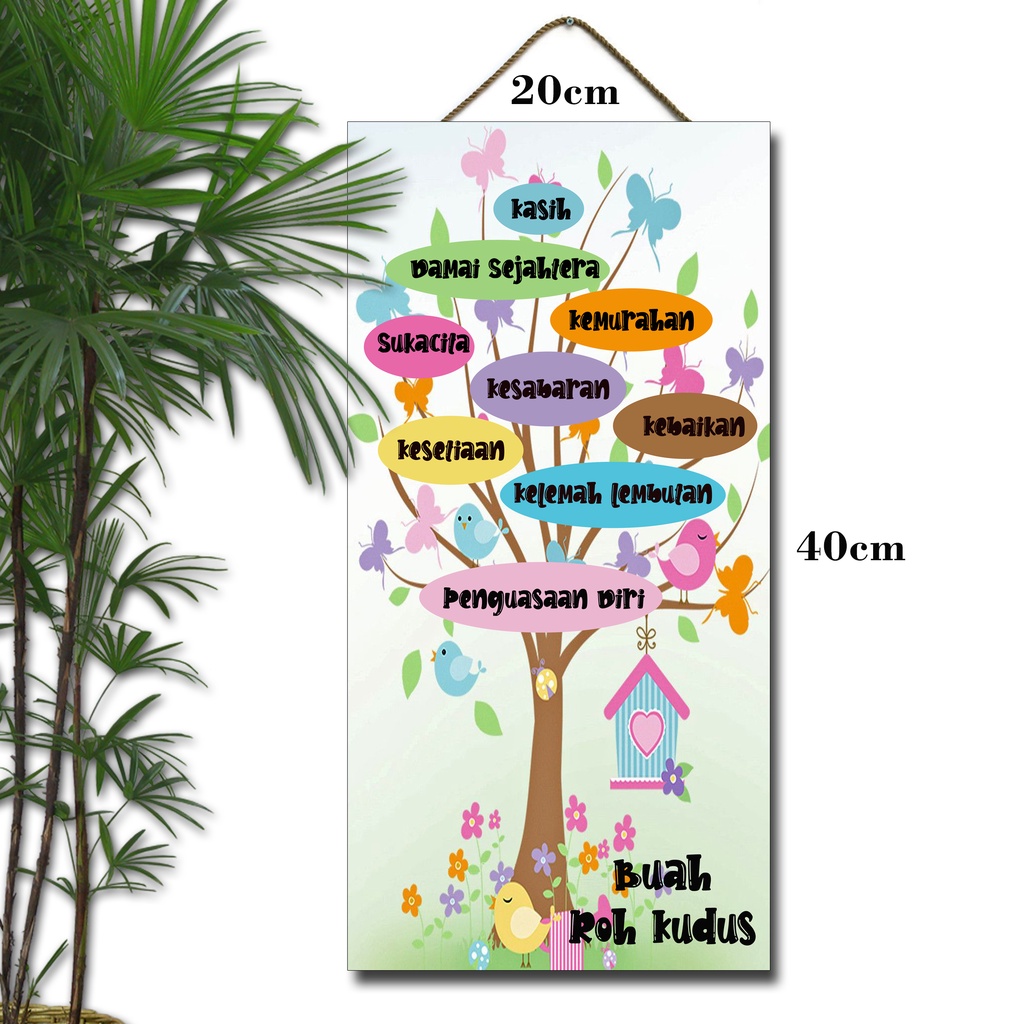 Hiasandinding/Rohani/BuahRohKudus/Dekorasi/Walldecor/Pajangan