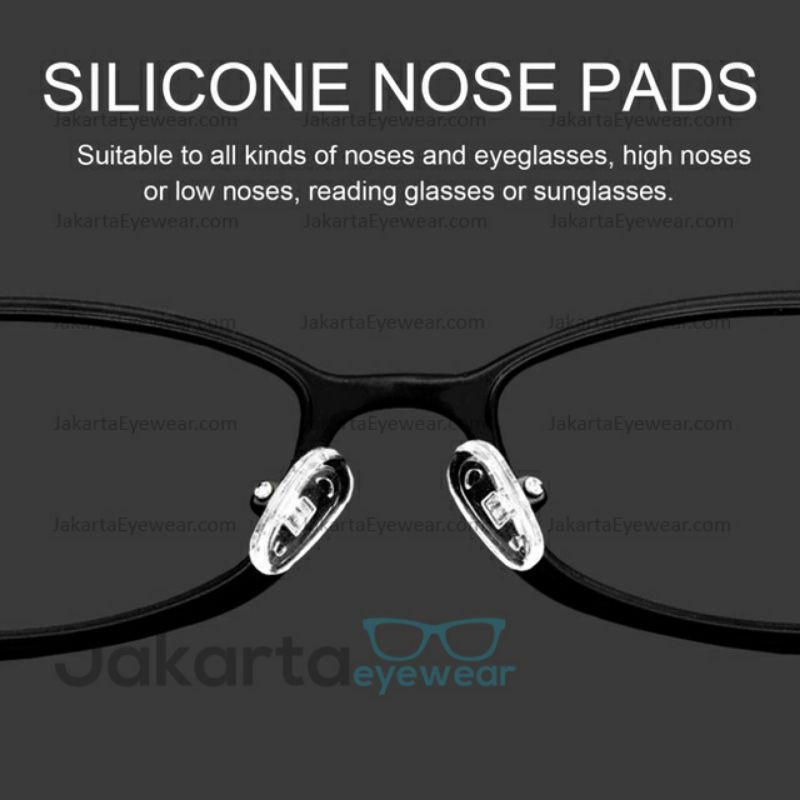 Nosepad Silikon / Nose Pad Silikon karet / Bantalan hidung silikon