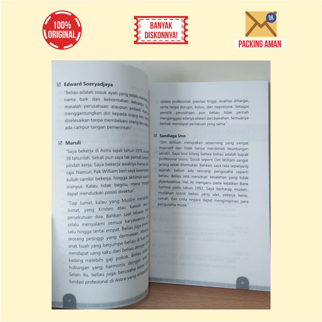 Buku Motivasi Biografi Kisah, Perjuangan, & Inspirasi William Soeryadjaya-1