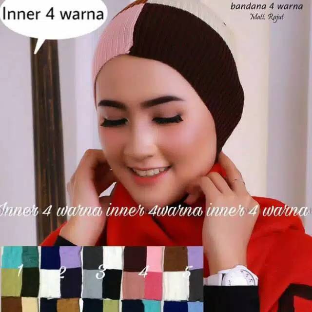 Iner Rajut Anti Pusing Bandana 4 Warna