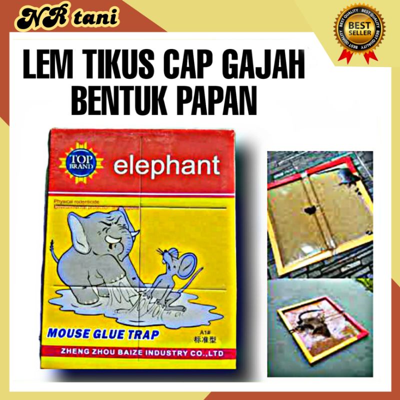 [terlaris] LEM TIKUS PAPAN CAP GAJAH IMPORT/ LEM GAJAH PAPAN/ LEM GAJAH ORIGINAL/ LEM PAPAN GAJAH OR