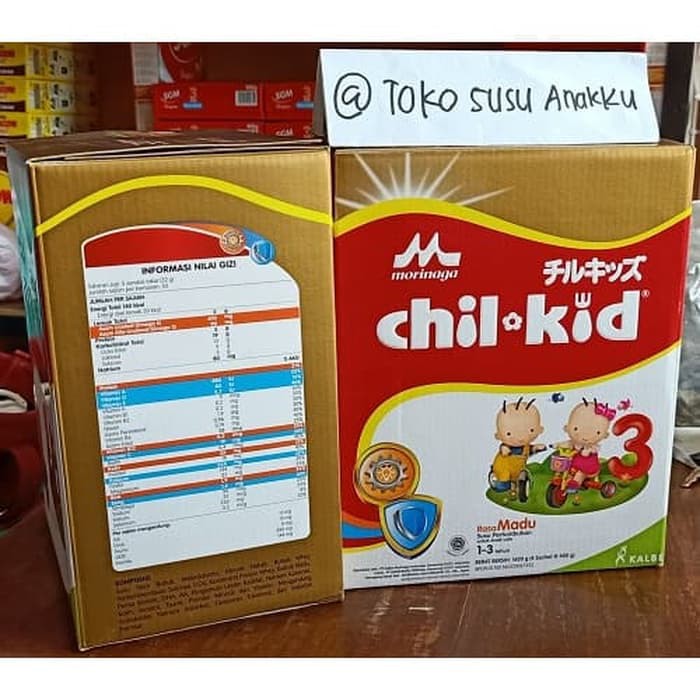 

SUSU MORINAGA CHIL KID REGULER JUMBO MADU 1600GR