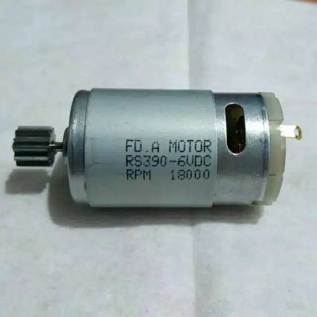 Dinamo Type 390 (Kecil) 6V Untuk Mobil/Motor Mainan Aki