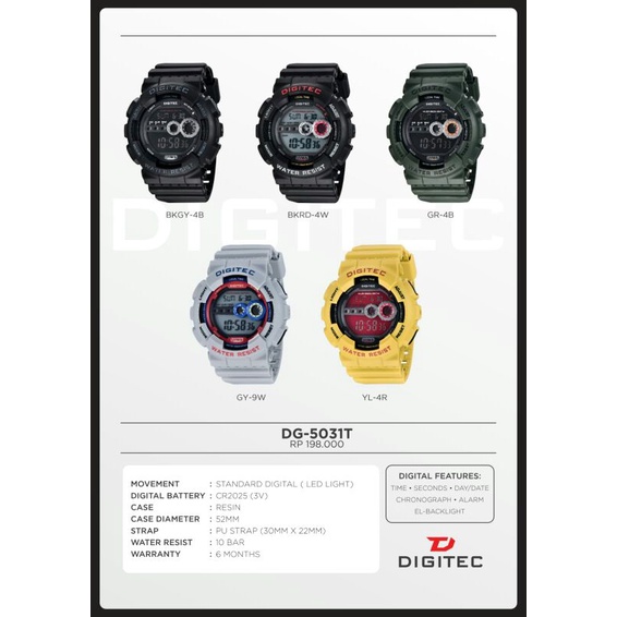 Digitec DG 5031 /DG-5031 original water resist