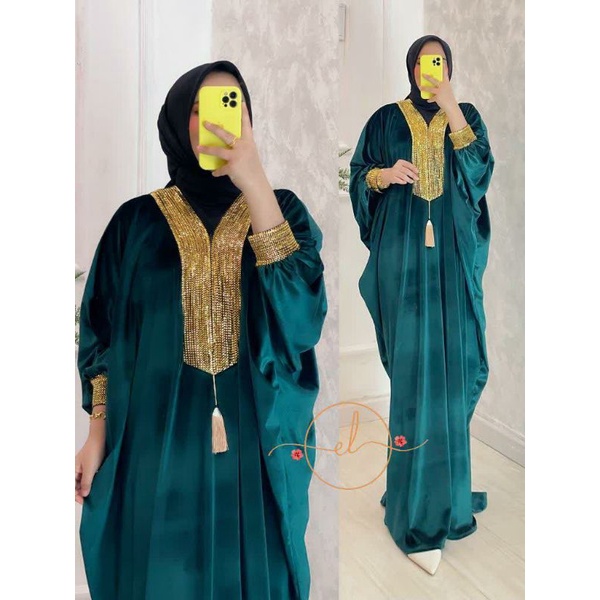 Abaya Bludru