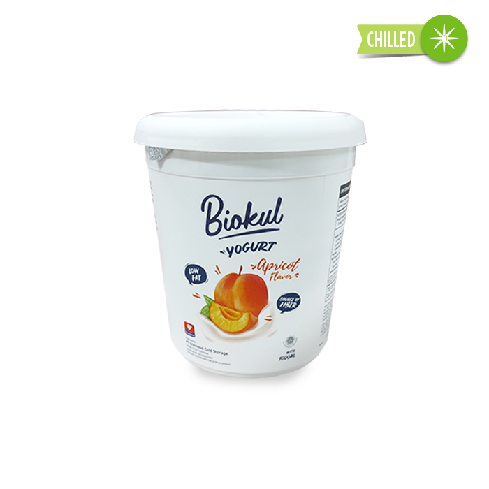 Biokul Stirred Yogurt Apricot 1000ml